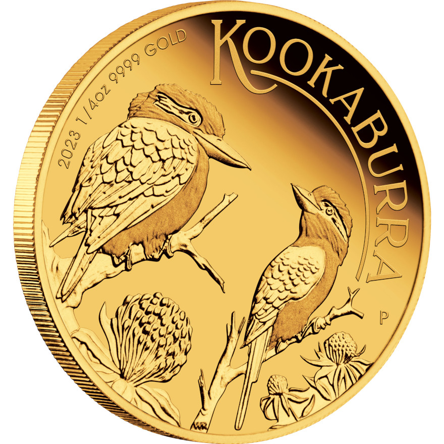 Gold Kookaburra 1/4 oz PP 2023
