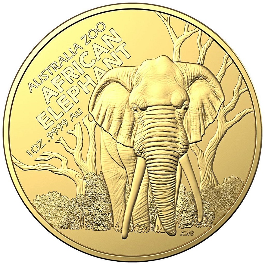 Numismatik_Gold_Elefant_Australia_Zoo_2022_VS