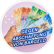 Fast drei Viertel der Schweizer gegen Abschaffung von Bargeld