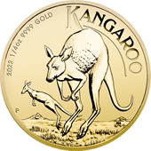Gold Känguru 1/4 oz - 2022