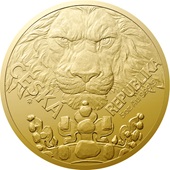 Gold Tschechischer Löwe 5 oz - 2023
