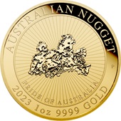 Gold Australian Nugget 1 oz - Pride of Australia 2023