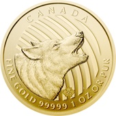 Gold Call of the Wild 1 oz - Wolf 2014