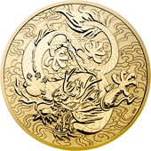 Gold Drache - Chinese Myths and Legends - 1 oz - 2022