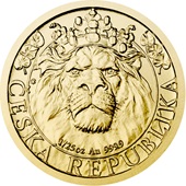 Gold Tschechischer Löwe 1/25 oz  - 2022