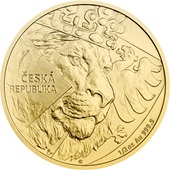 Gold Tschechischer Löwe 1/2 oz - 2024
