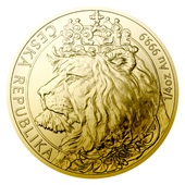 Gold Tschechischer Löwe 1/4 oz - 2021