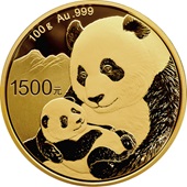 Gold China Panda 100 g PP - 2019