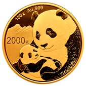 Gold China Panda 150 g PP - 2019