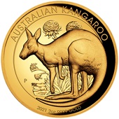 Gold Känguru 2 oz PP - High Relief 2021