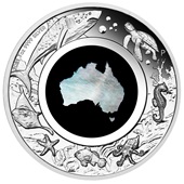 Silber Perlmutt - Great Southern Land - 1 oz PP - 2021