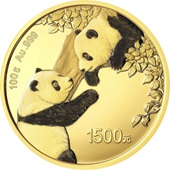 Gold China Panda 100 g PP - 2023