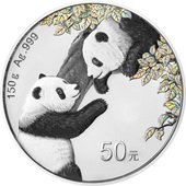 Silber China Panda 150 g PP - Irisierende Färbung 2023