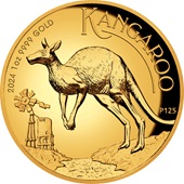 Gold Känguru 1 oz PP - High Relief 2024
