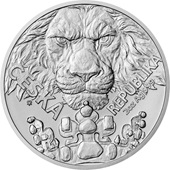 Silber Tschechischer Löwe 2 oz - im Blister 2023