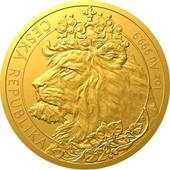 Gold Tschechischer Löwe 1 oz - PP - 2021 (inkl. Etui und COA)