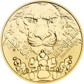 Gold Tschechischer Löwe 2 oz RP - 2023 (inkl. Etui und COA)