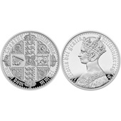 Silber Prestige Satz - Gothic Crown 2 x 2 oz PP - Royal Mint