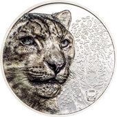 Silber Snow Leopard 1 oz PP - High Relief 2024