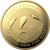 Gold Dusky Dolphin 1 oz - RAM 2022