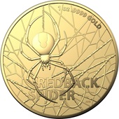 Gold Australia´s Most Dangerous 1 oz - Redback Spider 2020