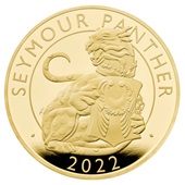 Gold The Seymour Panther 2 oz PP - Royal Tudor Beasts 2022