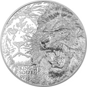 Silber King of the South - Lion 1000 g PP - Ultra High Relief 2023