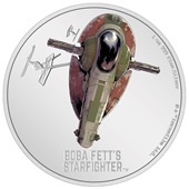 Silber STAR WARS 1 oz PP - Boba Fett's Starfighter 2022