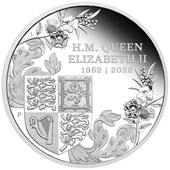 Silber The Queen's Platin-Jubiläum 1 oz PP - 2022