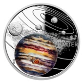 Silber Solar System 1 oz - Der Jupiter (8.)