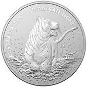 Silber Sumatra-Tiger - Australia Zoo - 1 oz - RAM 2020