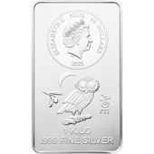 Silber Eule 1000 g Münzbarren - 2022