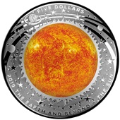 Silber 1 oz - Earth and Beyond - Die Sonne - PP
