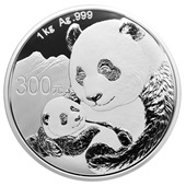 Silber China Panda 1 kg PP - 2019
