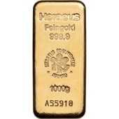Goldbarren 1 kg divers - LBMA zertifiziert 