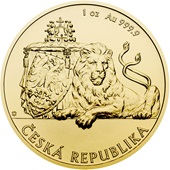 Gold Tschechischer Löwe 1 oz - 2019