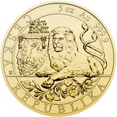 Gold Tschechischer Löwe 5 oz - 2019
