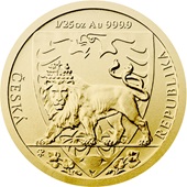 Gold Tschechischer Löwe 1/25 oz - 2020