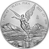 Silber Mexiko Libertad 5 oz - diverse Jahrgänge