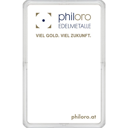 Goldbarren 0,5 g - philoro Geschenkkarte "MERRY XMAS"