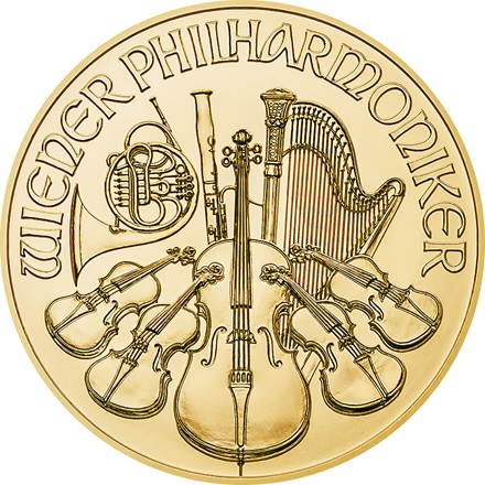 Gold Philharmoniker 1/25 - diverse Jahrgänge