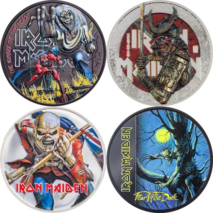 Silber Münzset - Iron Maiden Collection - 5 oz