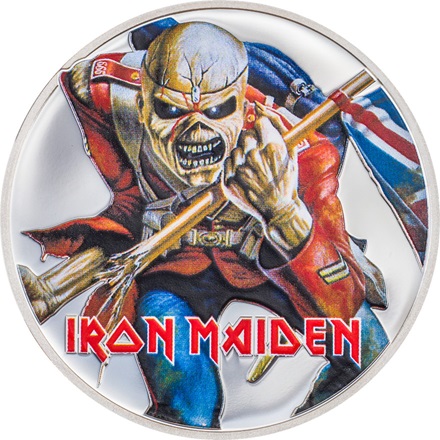 Silber Iron Maiden - Eddie the Trooper 1 oz PP - 2023