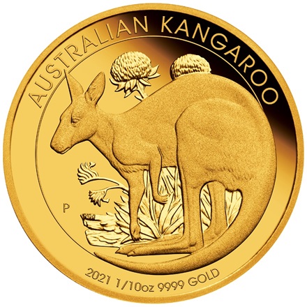 Gold Känguru - 1/10 oz PP - 2021
