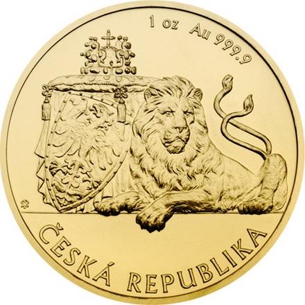 Gold Tschechischer Löwe 1 oz - 2018