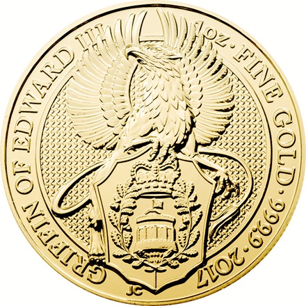 Gold The Queen's Beasts 1 oz - The Griffin 2017
