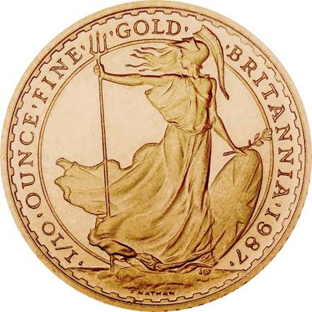 Gold Britannia 1/10 oz (22 Karat) - diverse Jahrgänge