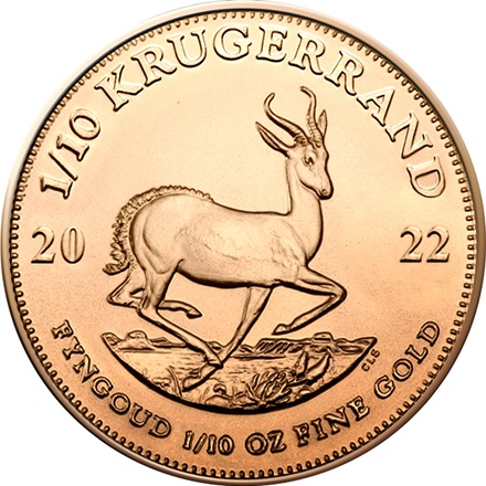 Gold Krugerrand 1/10 oz - 2022