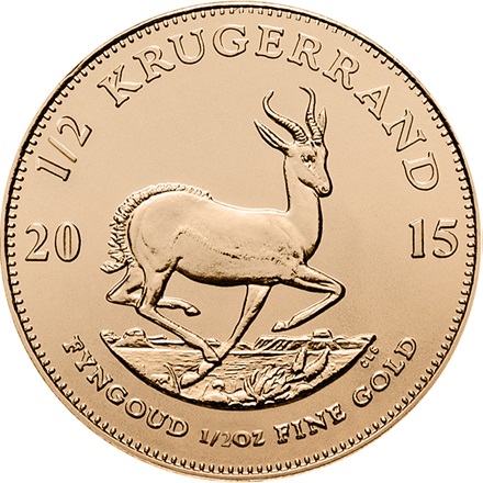 Gold Krugerrand 1/2 oz - diverse Jahrgänge 
