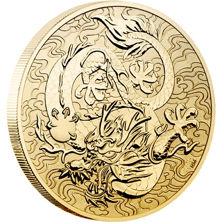 Gold Drache - Chinese Myths and Legends - 1 oz - 2022